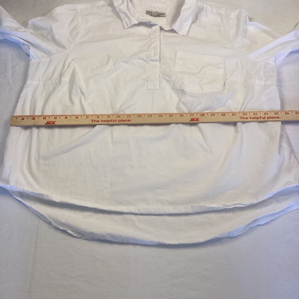 Alexander Jordan White Women's Tunic Top Sz 1X - Picture 7 of 10